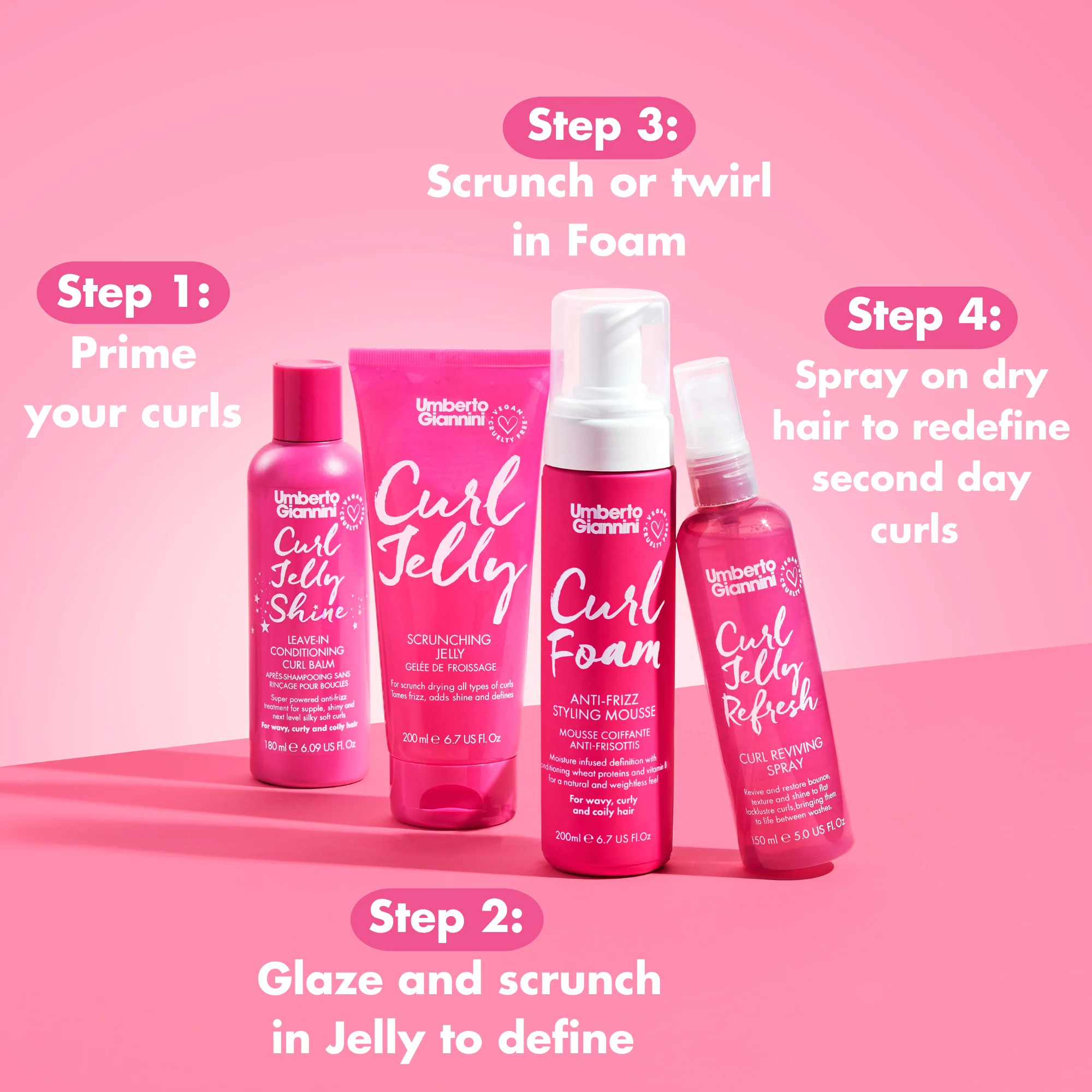 De-frizz & Define Curl Jelly Styling Kit - Image 3